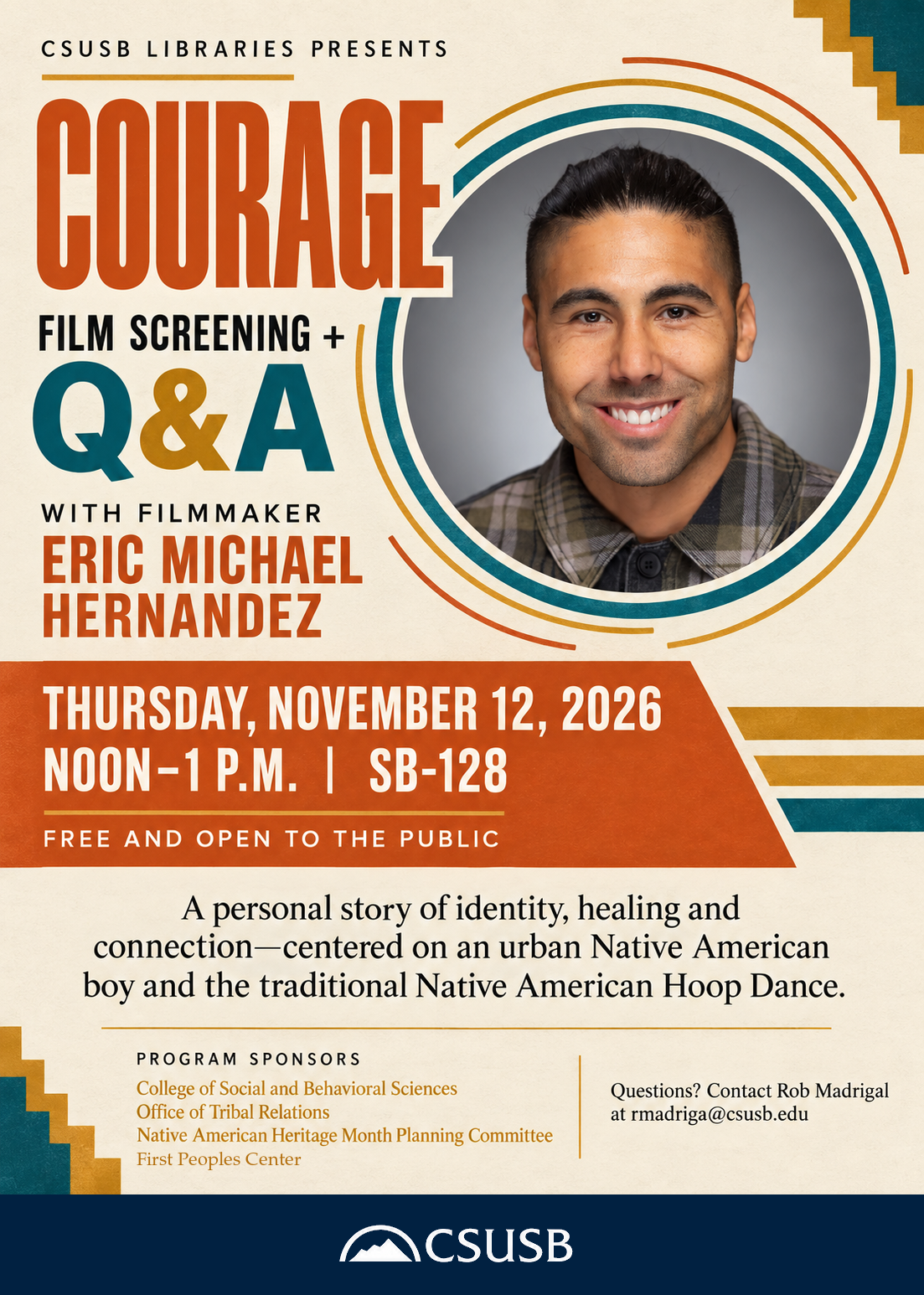 Short Film Courage and Meet Filmmaker Eric Michael Hernandez on 2026-11-12 13:00:00