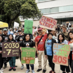 Hundreds of Los Angeles Residents Rally In Front of City Hall, South Lawn, Calling For An End to Fossil Fuel Production